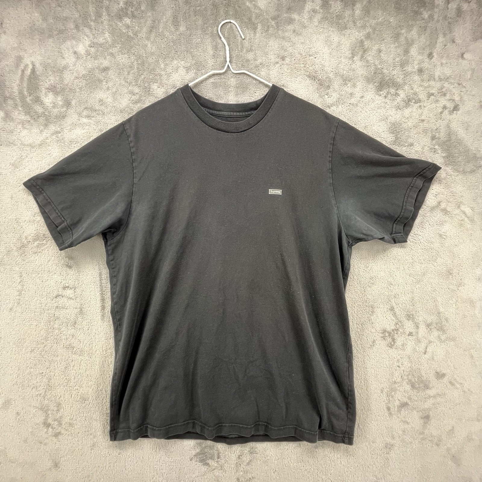 Supreme Shirt Mens Large Black Small Box Logo Crewneck Designer READ gallery