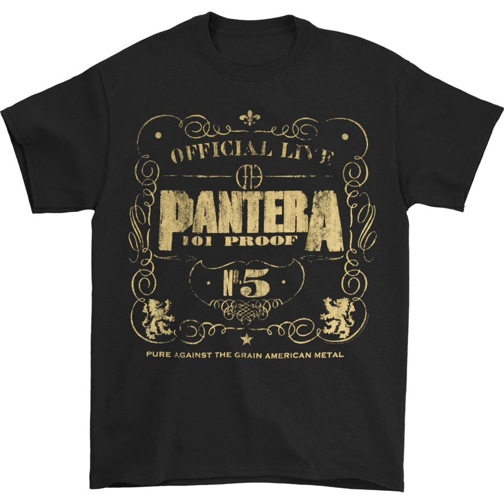 PANTERA cd cvr OFFICIAL LIVE: 101 PROOF Official SHIRT MED New cowboys vulgar