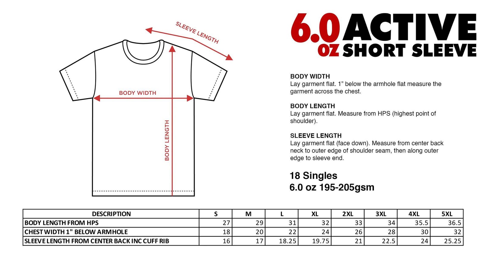 Shaka Wear 6.0 oz Active Short Sleeve T-Shirt gallery