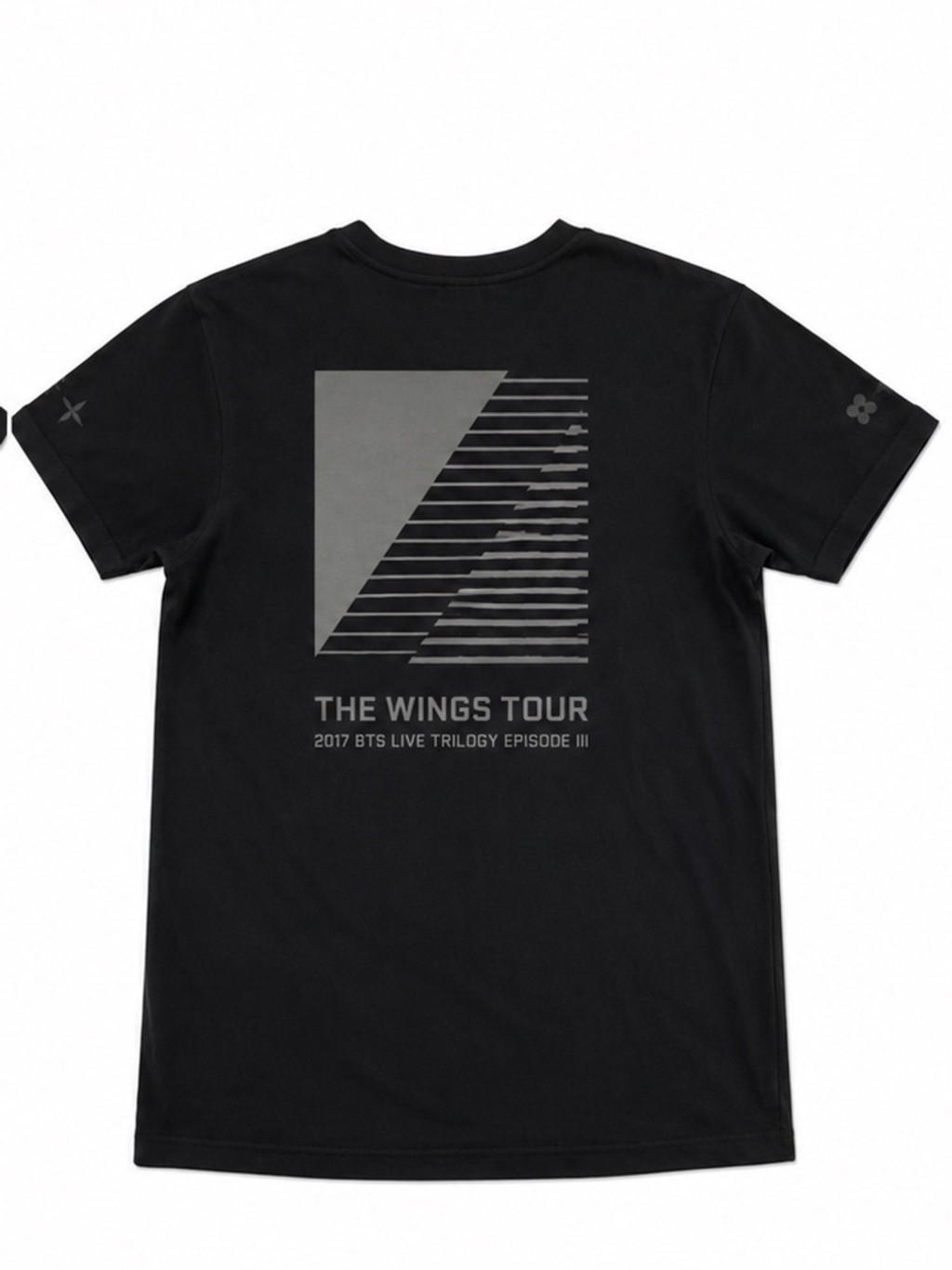 BTS Wings Tour 2017 Black T Shirt Medium K Pop Concert Trilogy Tee