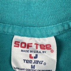 Vtg Sof Tee By Tee Jays Medium Single Stitch Shirt Cheers Boston Massachusetts
