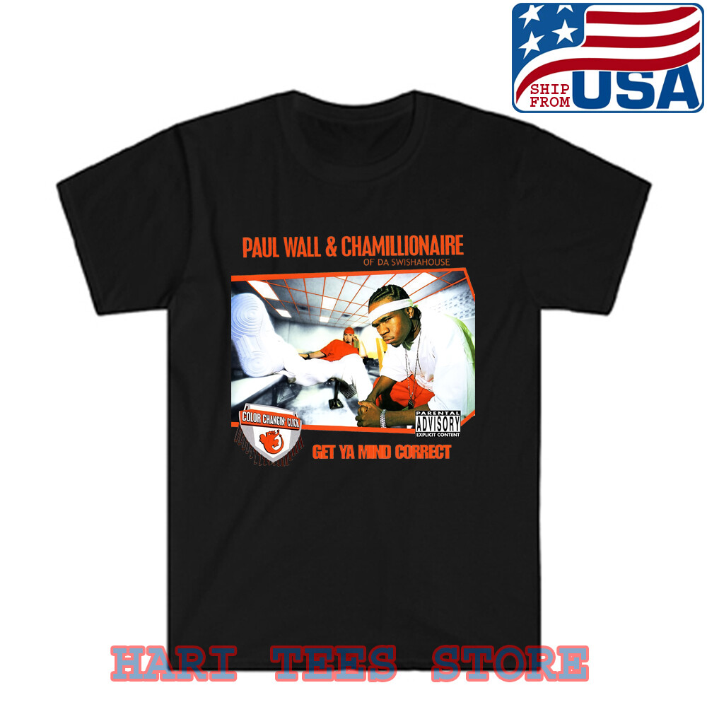 Paul Wall & Chamillionaire Men's Black T-shirt Size S to 5XL gallery