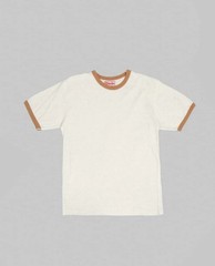 Wonder Looper Recycled Cotton Foxfibre Ringer T-Shirt Sand XXL