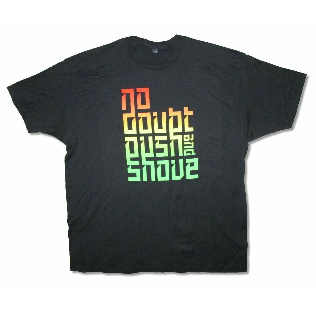 Men's No Doubt Colored Push And Shoved T-shirt X-Large Black gallery
