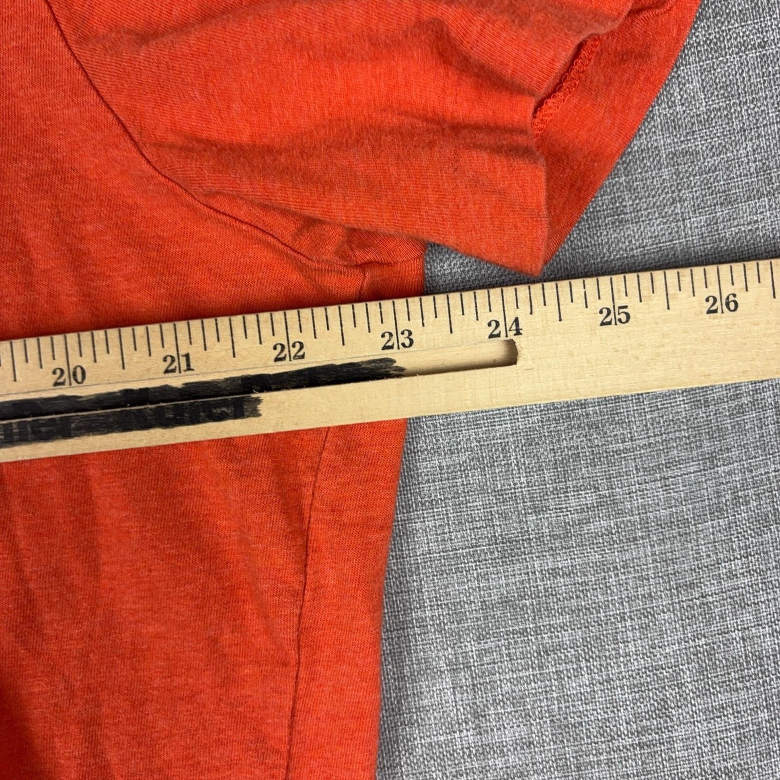 Polo Ralph Lauren Shirt Mens XL Orange Pocket Tagless Crewneck Cotton Jersey gallery
