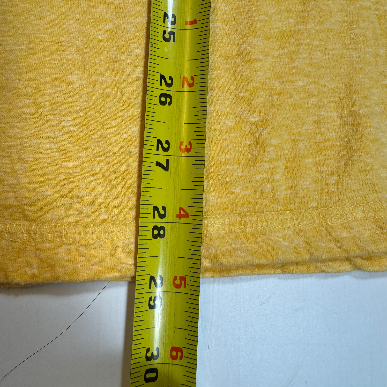 Hudson & Barrow Slim Men's Size 2XL Solid Yellow Cotton Blend Crew-Neck T-Shirt gallery