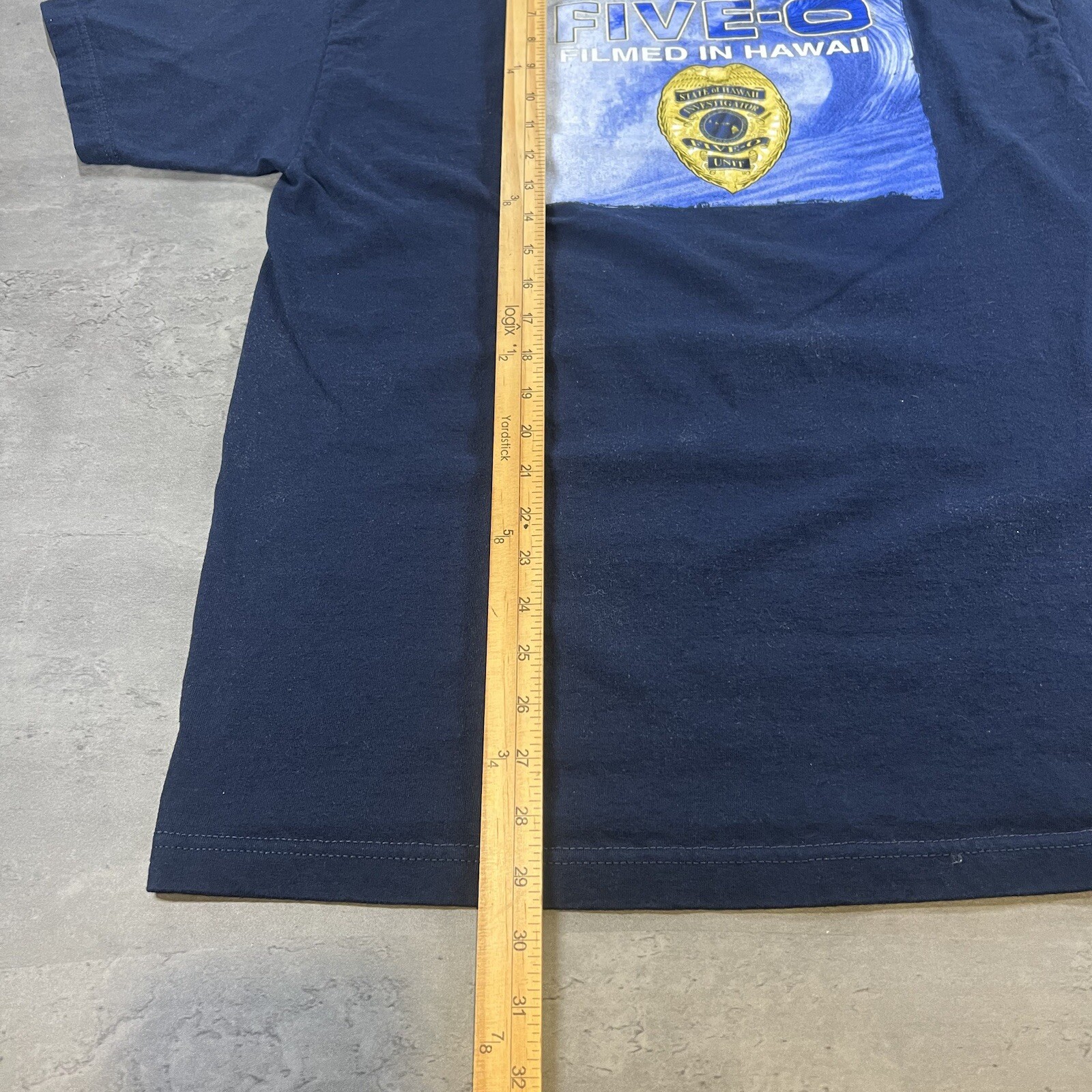 Hawaii Five O Shirt Adult L Blue TV Show Promo Crime Murder Mystery Police Drama gallery