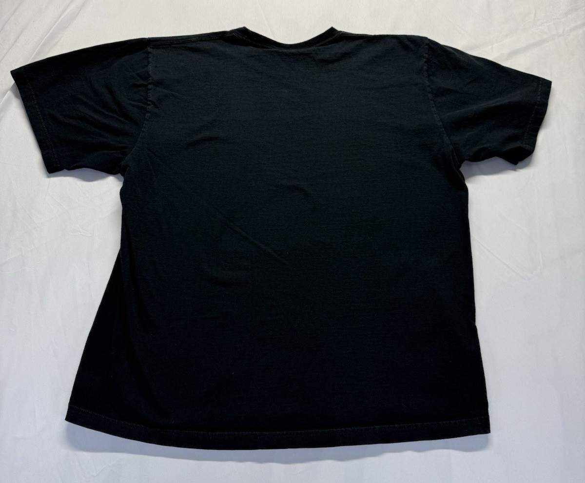Utility Skull Crossbones graphic Black tee Men’s Large Tshirt Punk Biker gallery