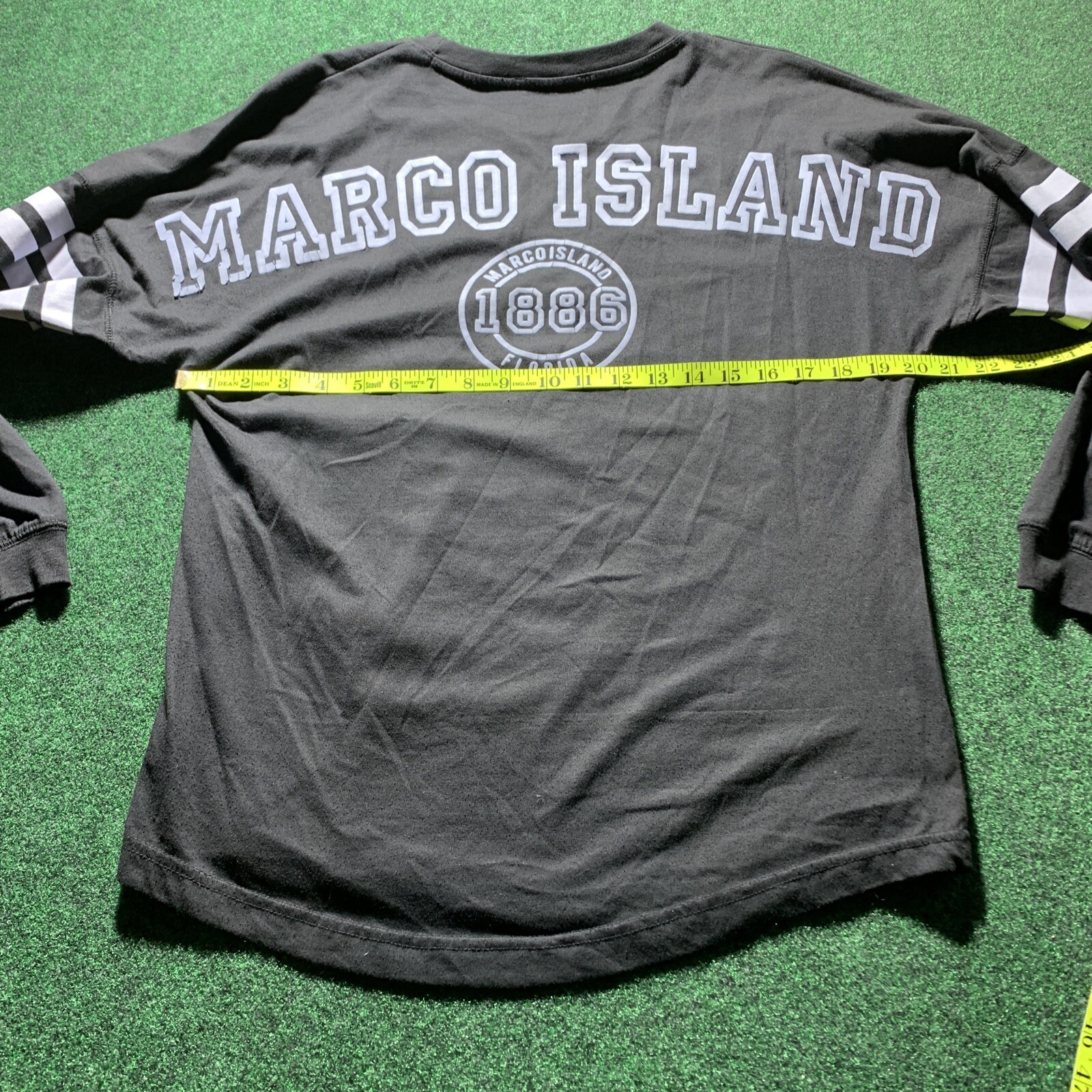 Florida Miami MARCO ISLAND Shirt MEDIUM Black Long Graphic Spirit Jersey Style gallery