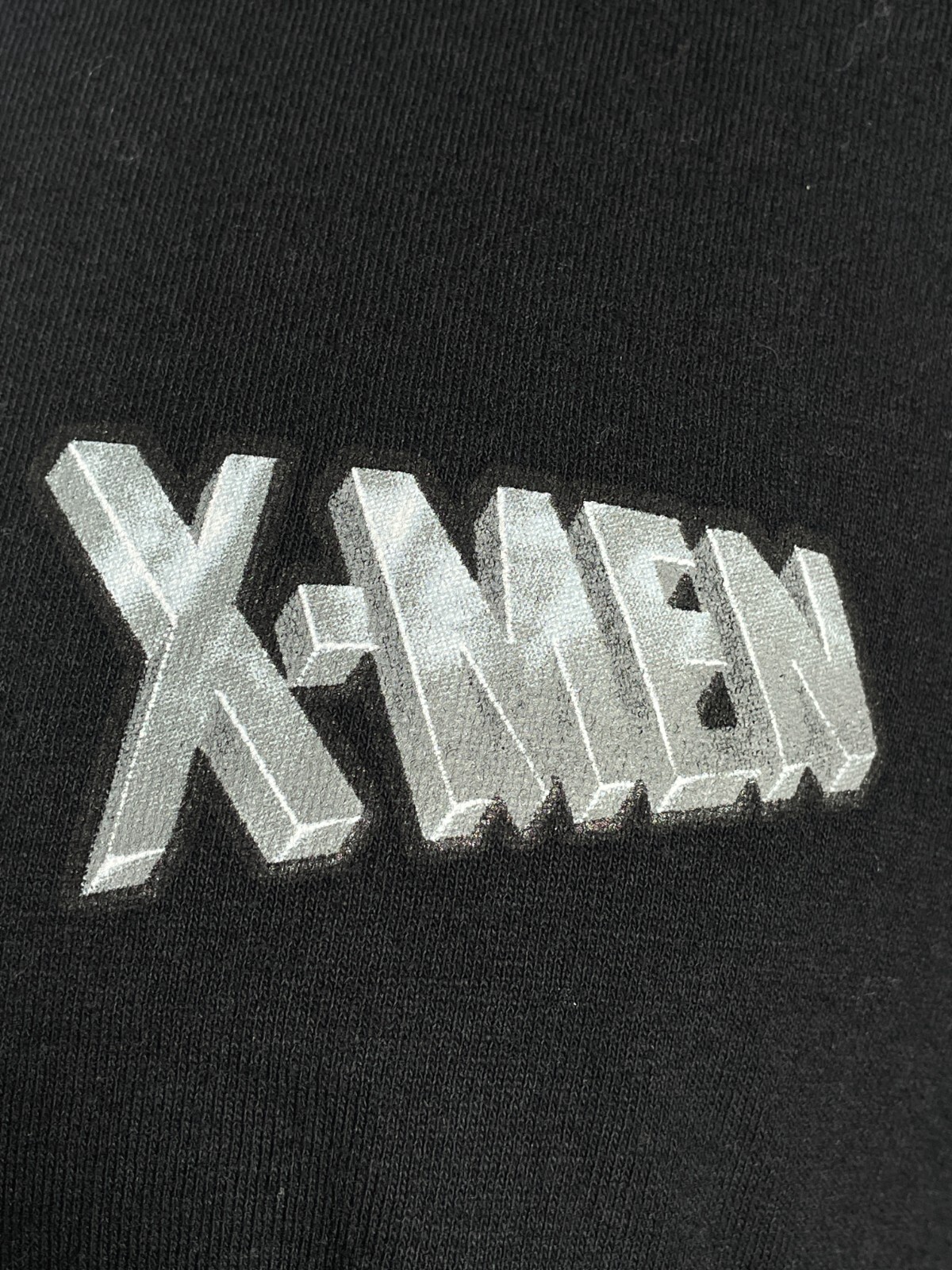 X-Men Cartoon 90's Style Black T-Shirt Wolverine Storm Cyclops Beast Men's XL gallery