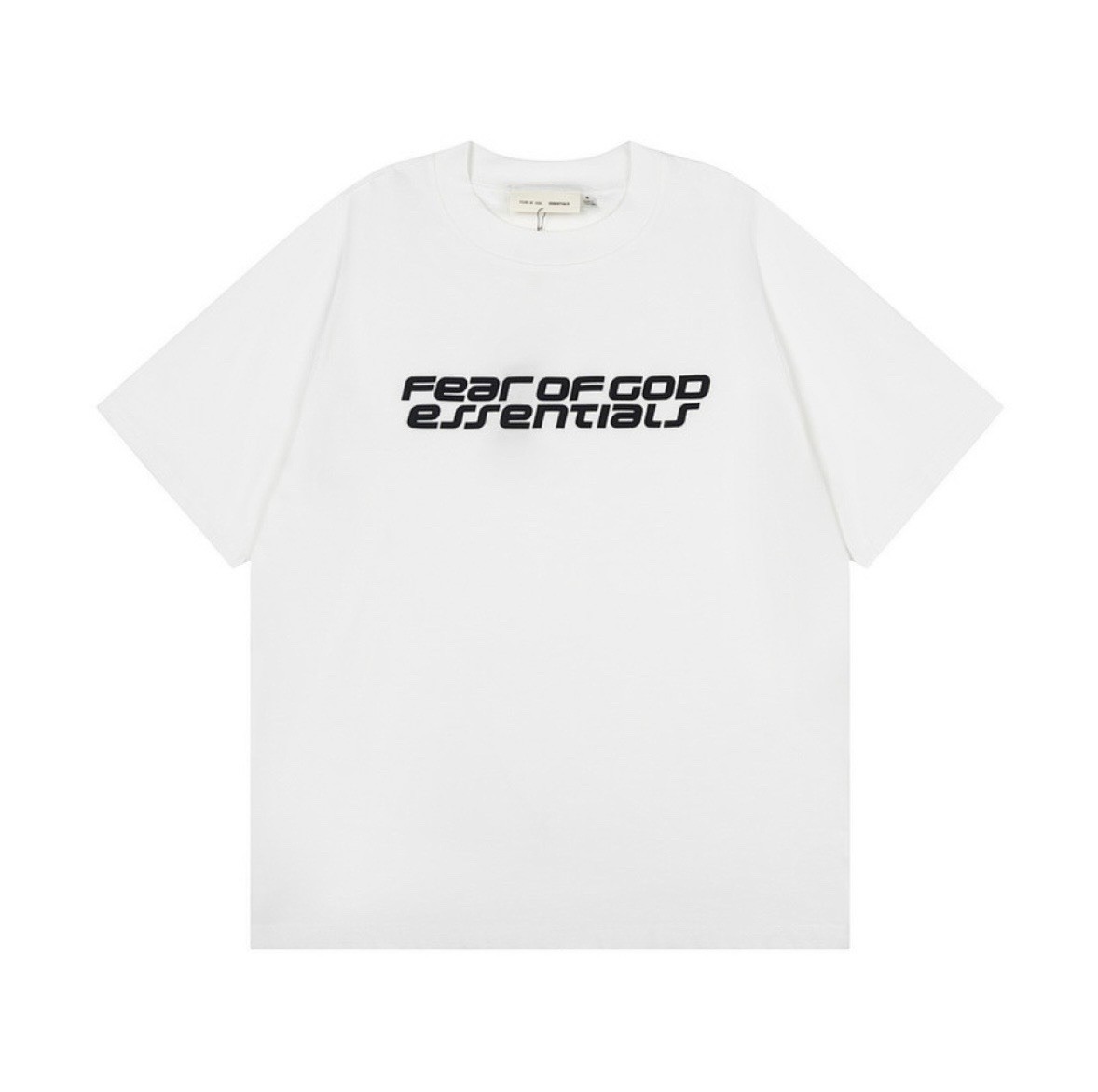 Essentials Fear Of God Wavy Lettering Tee White gallery
