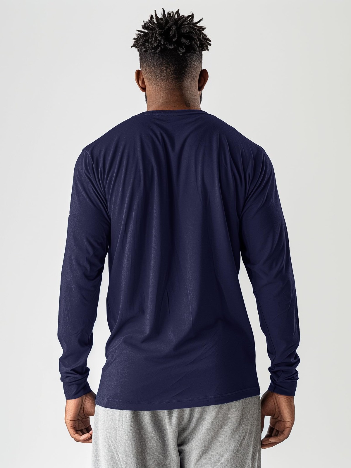 5 Pack Mens Long Sleeve Shirts Quick Dry Moisture Wicking Athletic Running Gy... gallery