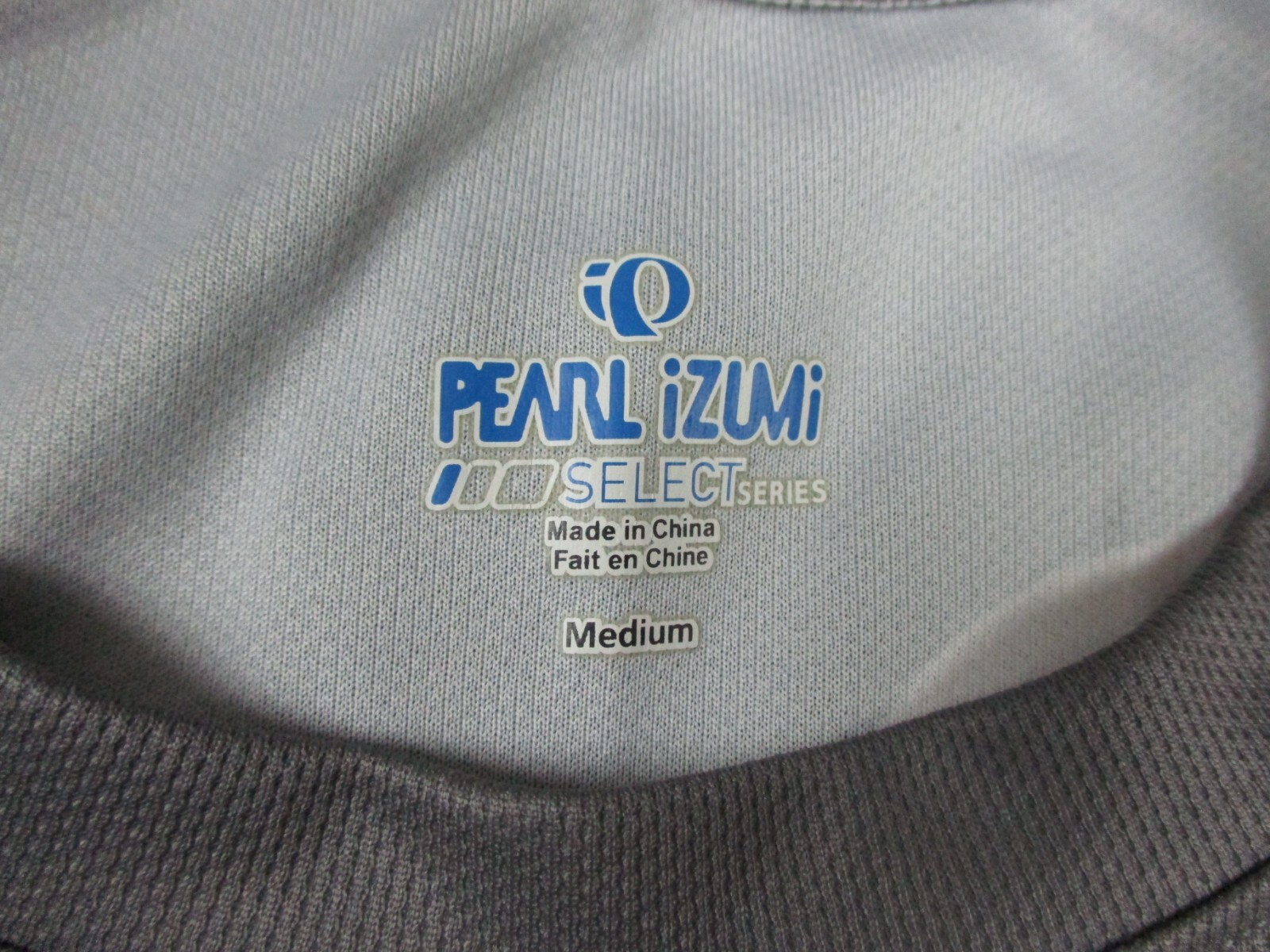 Pearl Izumi Shirt Adult Medium Gray Lightweight Cycling Bike 2014 Brazil iQ Mens gallery