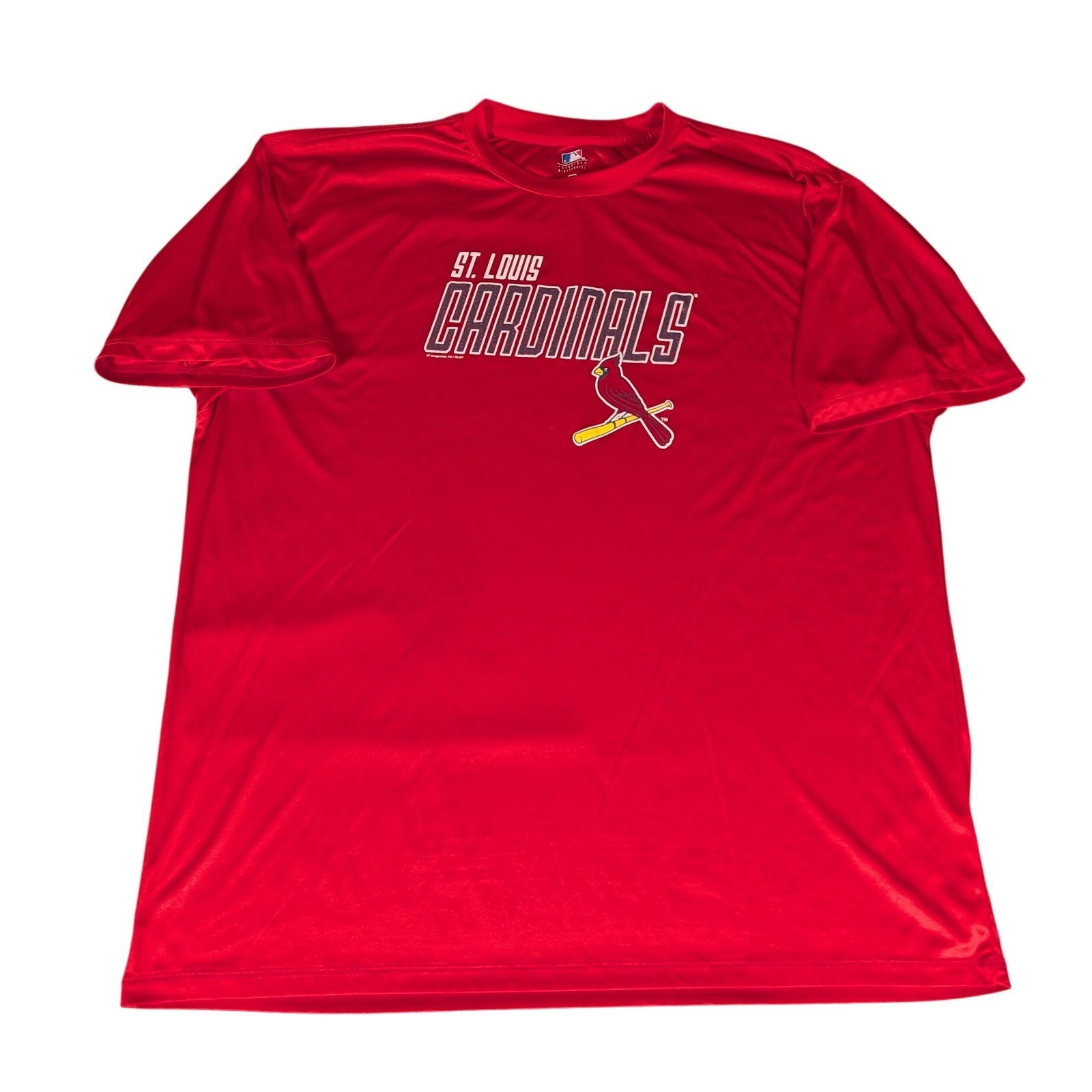 MLB St Louis Cardinals Red Performance Graphic T-Shirt Mens 3XL gallery