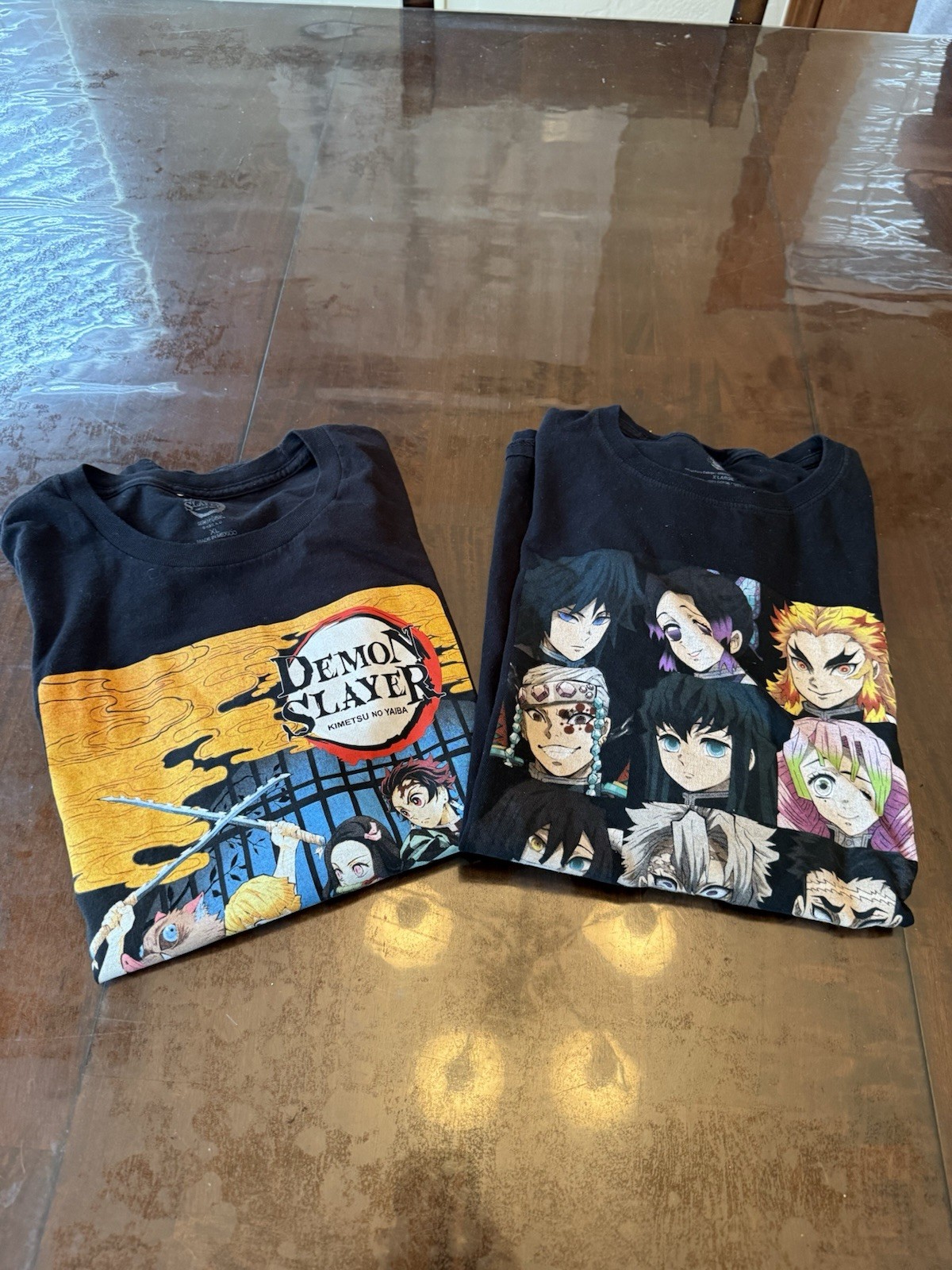 Demon Slayer Anime Graphic Tshirts Size Xl 2 Pack
