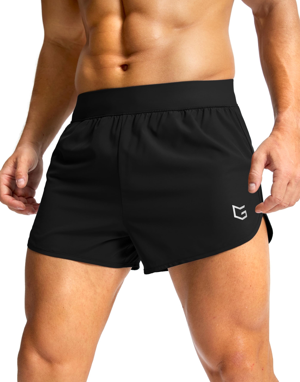 Running Shorts for Men 3 Inch Lighweight Quick Dry Workout Gym Athletic Joggi... gallery
