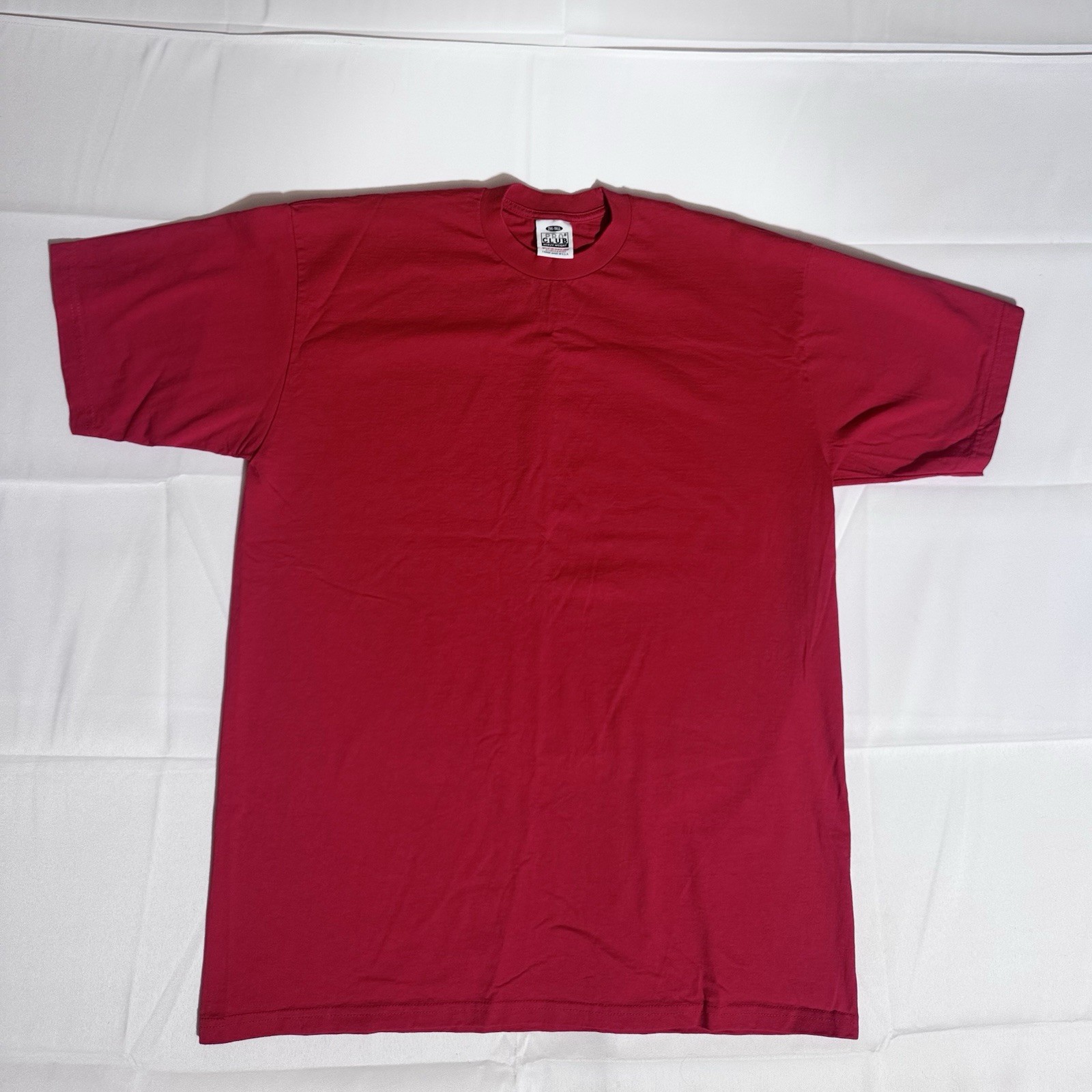 Pro Club T Shirt, RN#100418, Crew Neck, USA, All Cotton, Red, Male, 2XL gallery