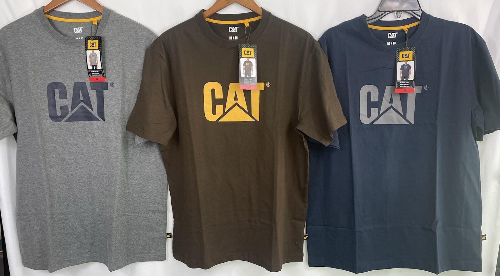 Caterpillar Relaxed Fit Short Sleeve T-Shirt Blue, Gray or Brown NWT gallery