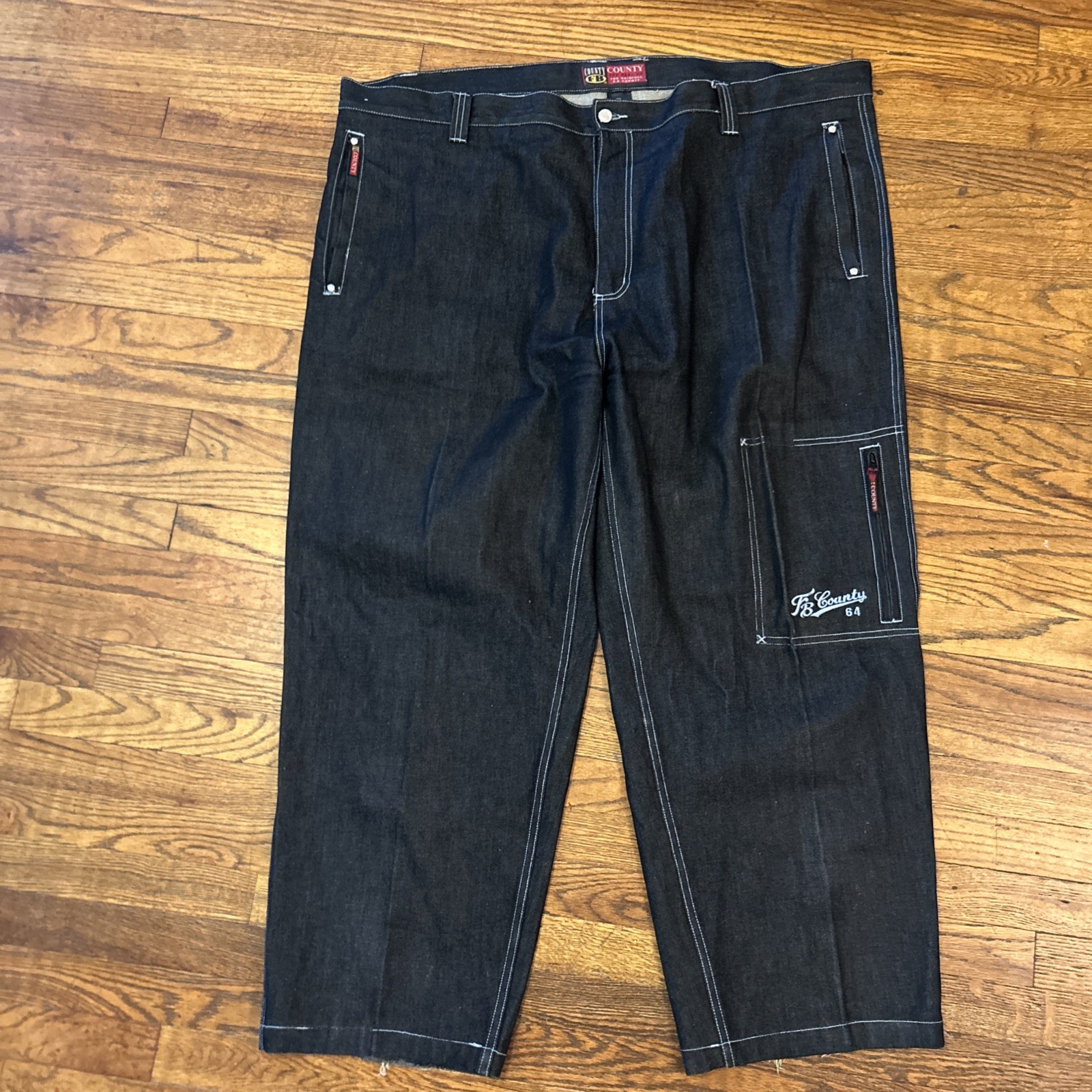 FB County Denim Jeans Size 51×31 OG Baggy Work Jeans