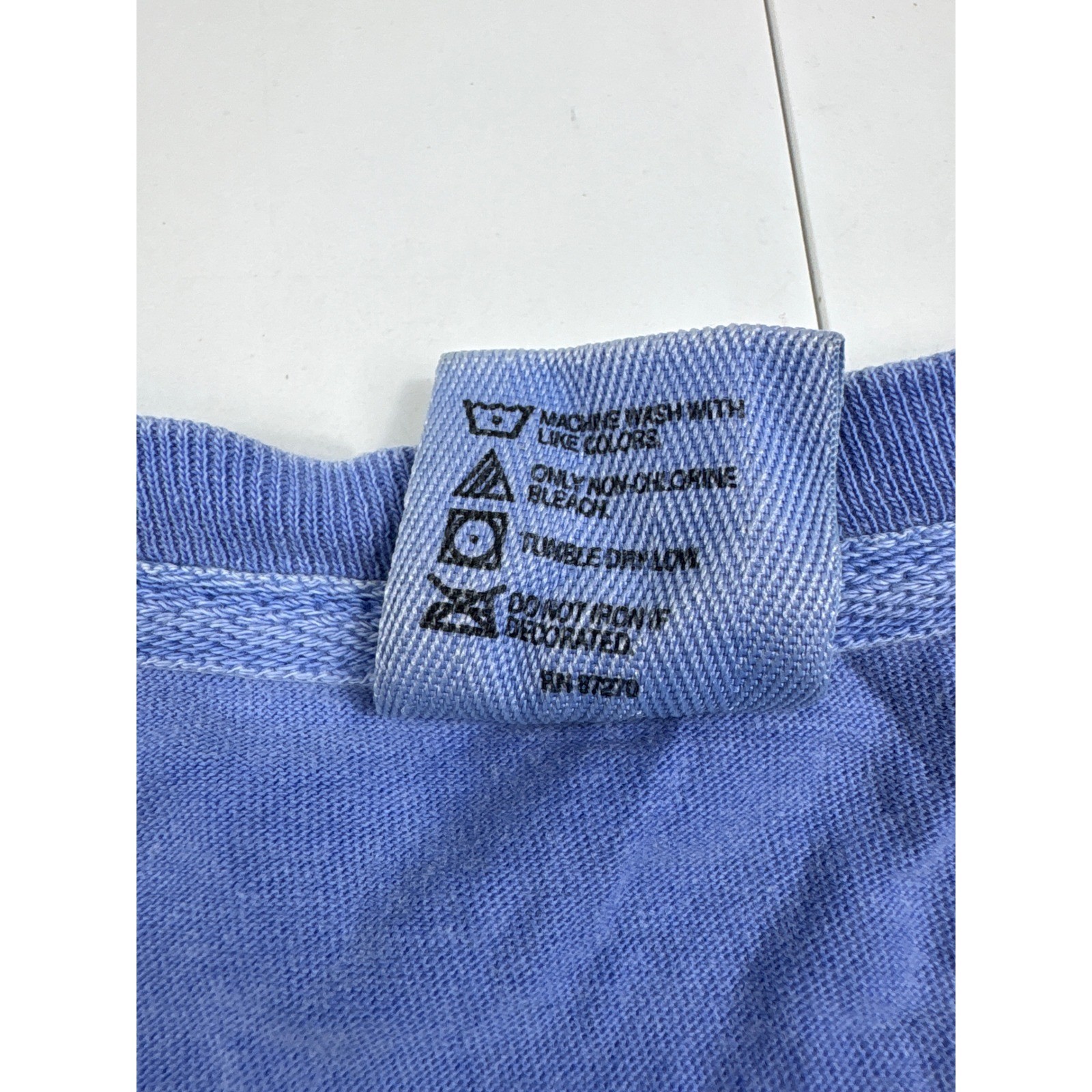 Comfort Colors Grouper Therapy Graphic T Shirt Blue Distressed Fishing Mens M gallery