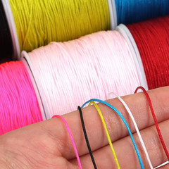 90M/Roll 0.8M #72 Nylon Thread Cord String for Jewelry Making Handmade Woven Rop