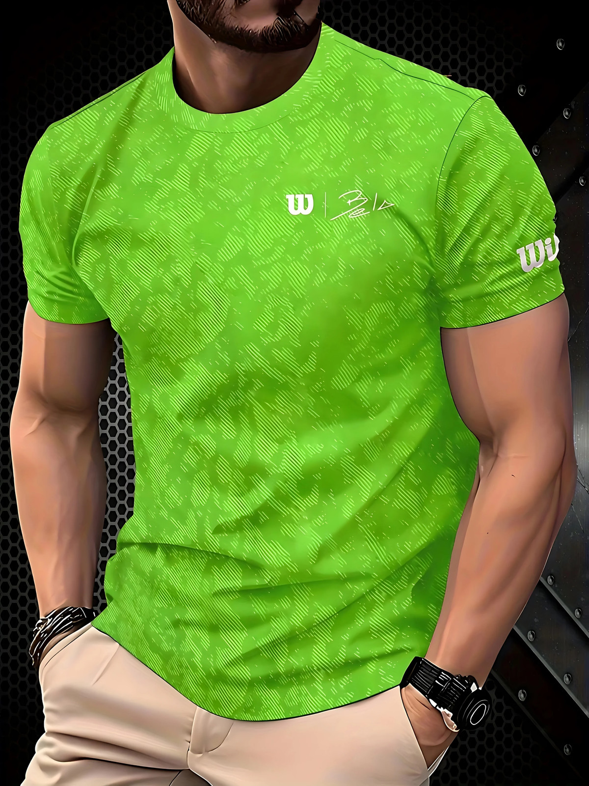 New men's T-shirt for Summer 2026 quick-drying tennis breathable sportswear gallery