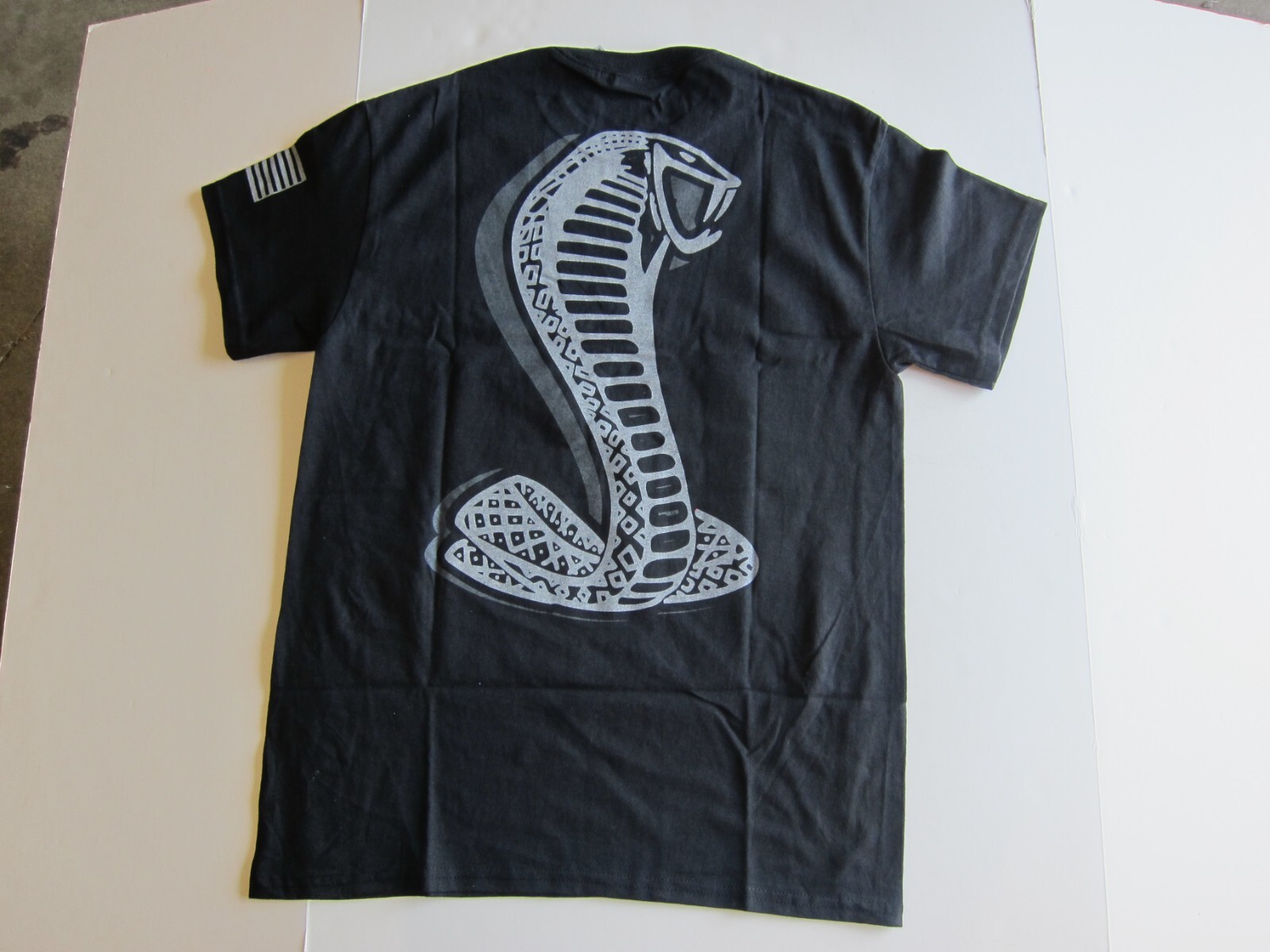 Ford Mustang Shelby Cobra Snake Emblem Cotton T-Shirt Black Official Licensed gallery