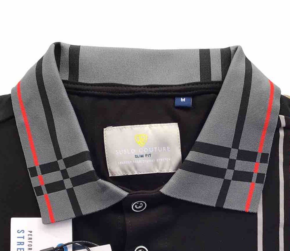 Men's Luxurious Polo Shirt,Italian Style,Stretch M to 4XL.…A5.A gallery