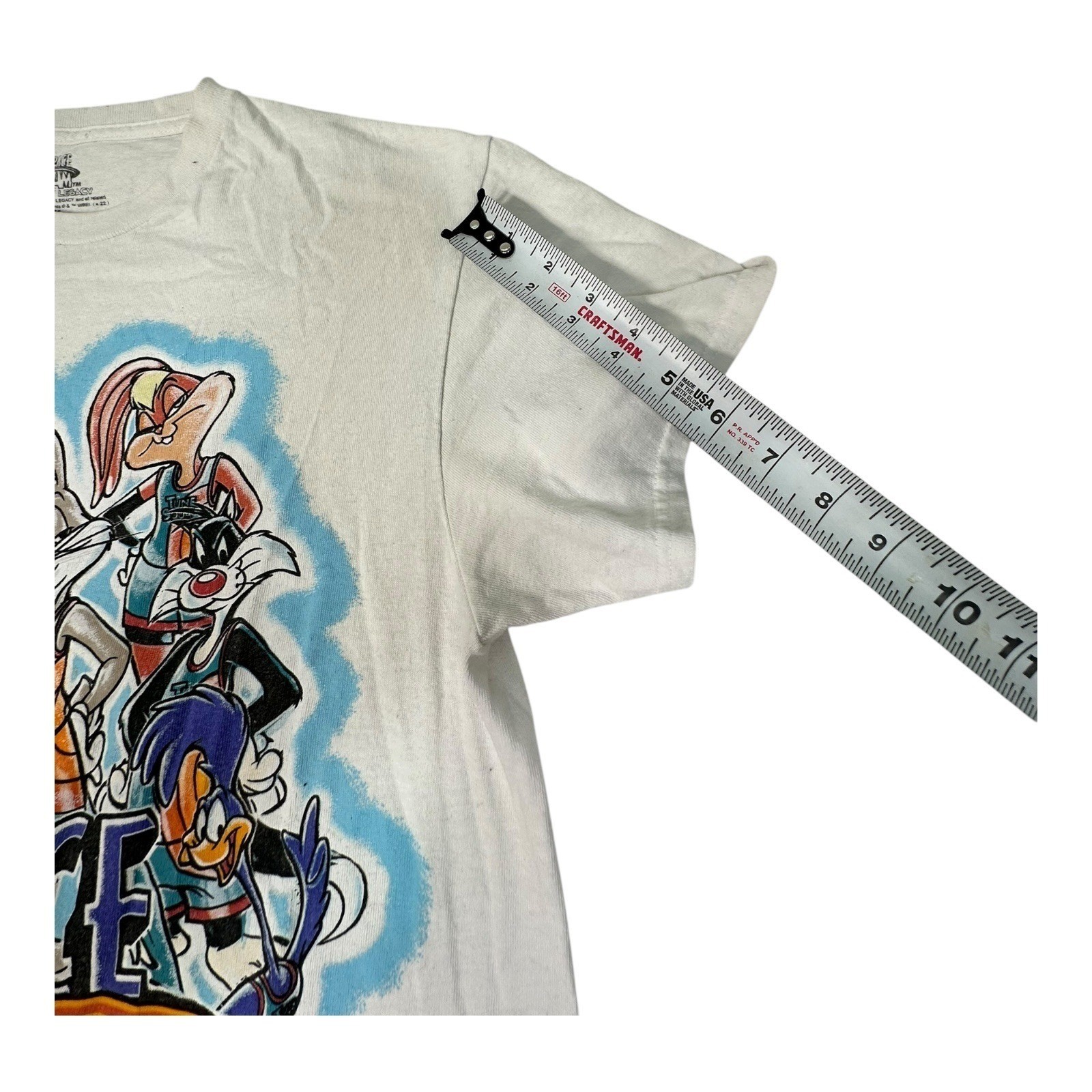Space Jam A New Legacy T-Shirt Looney Tunes Characters Graphic Tee Medium gallery