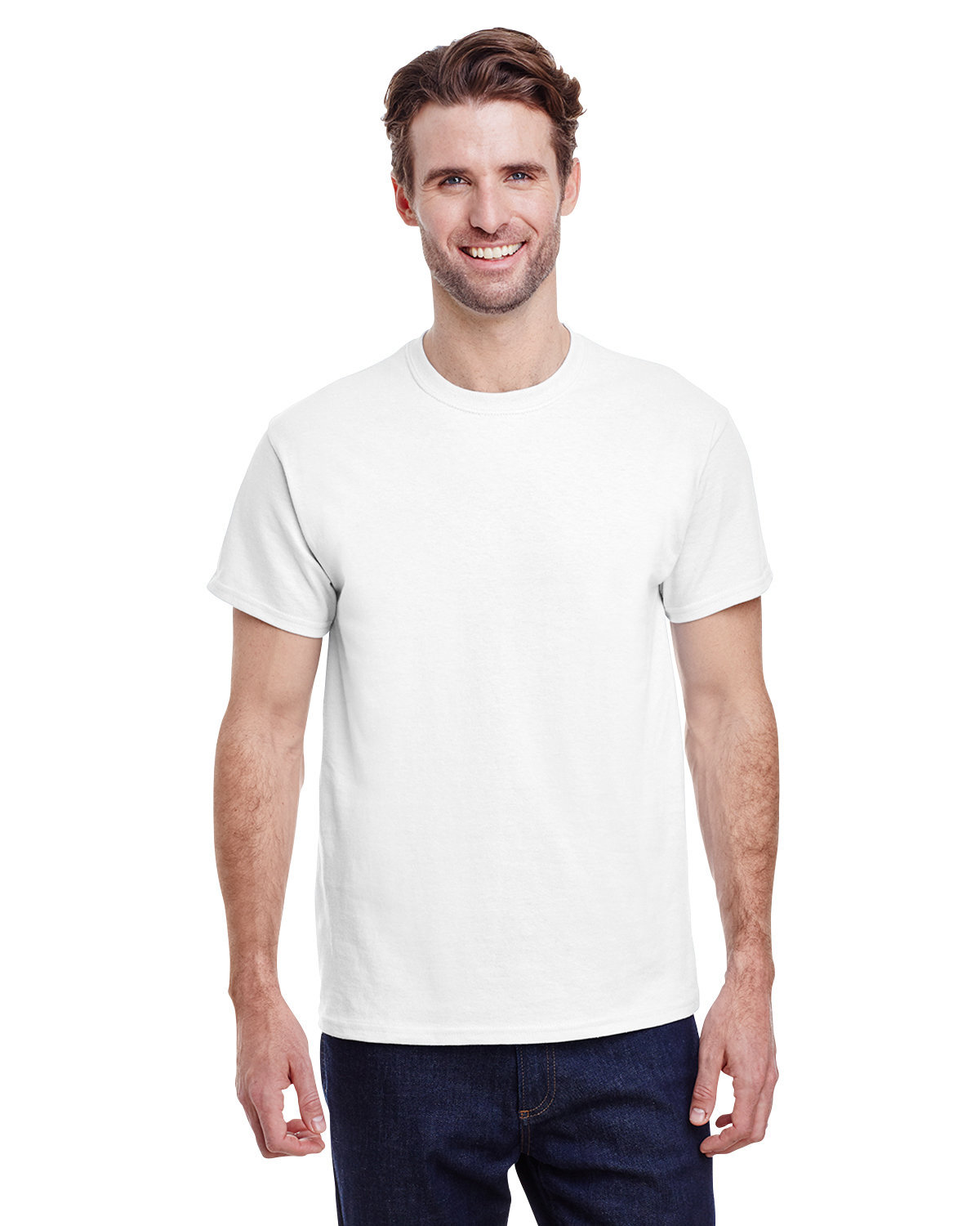 Gildan Adult Ultra Cotton Stylish T Shirt Casual Plain T-Shirt - G200 gallery