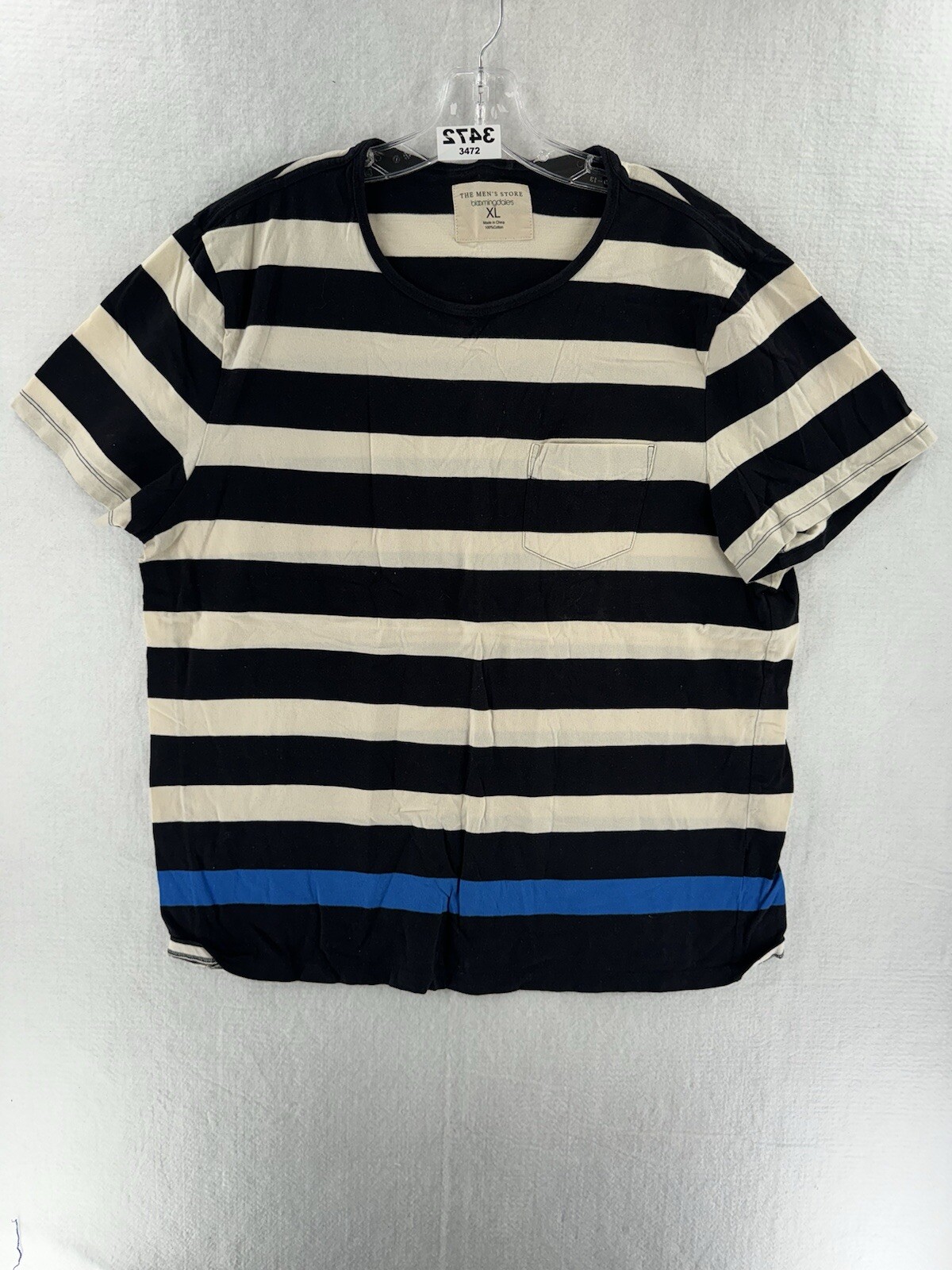 The Men’s Store at Bloomingdale’s Stripped Tee Men’s XL Short Sleeve