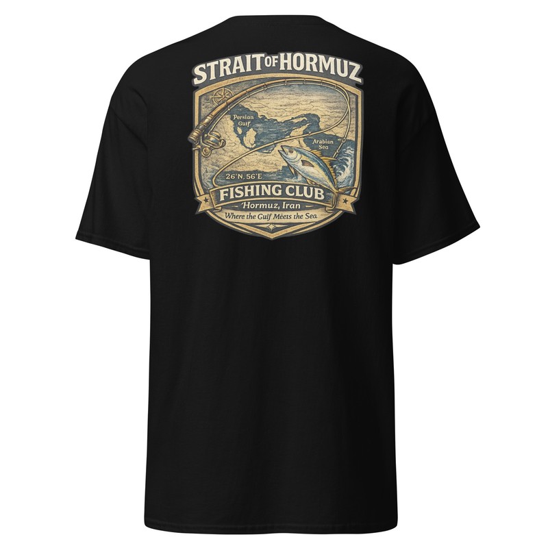 Official Strait of Hormuz Fishing Club Tshirt