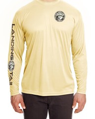 Landing Tail Performance t shirt long sleeve microfiber uv upf 30+ quick dry