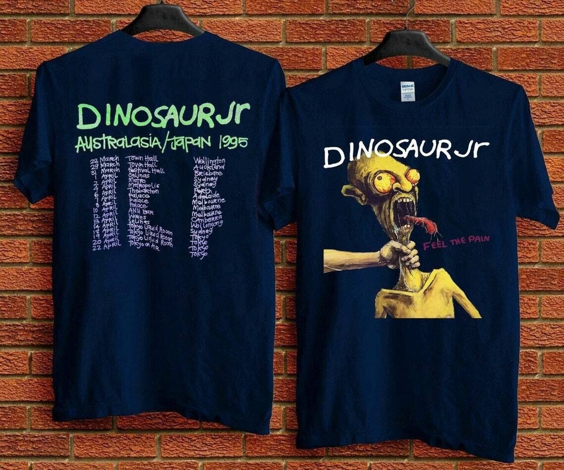 Vintage 1995 Dinosaur Jr. Feel the Pain Australia Japan Tour T-Shirt,16D697