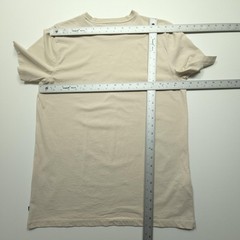 Ted Baker Mens Shirt Medium Beige Logo Graphic Tee Cotton Casual Gym Crewneck M