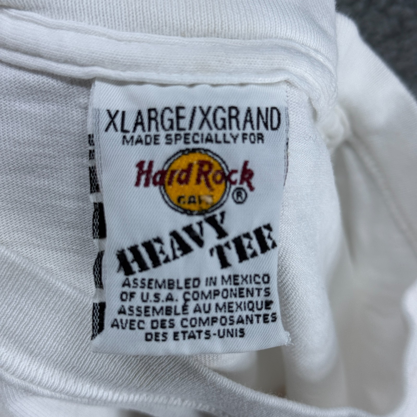 Vintage Hard Rock Cafe T Shirt Mens XL White Cayman Islands Heavy Tee Souvenir gallery