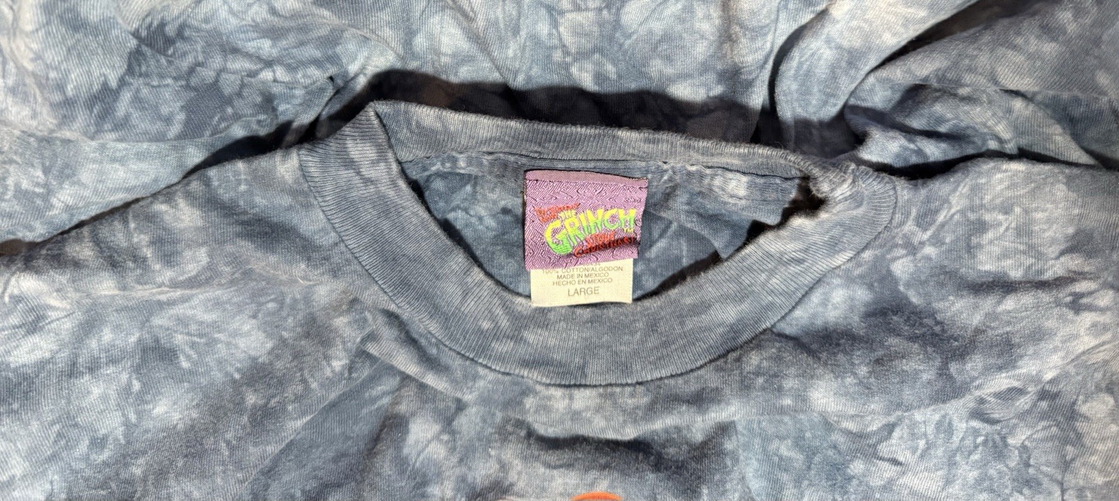 Vintage Dr. Seuss Tie-Dye Grinch T-Shirt - Large gallery