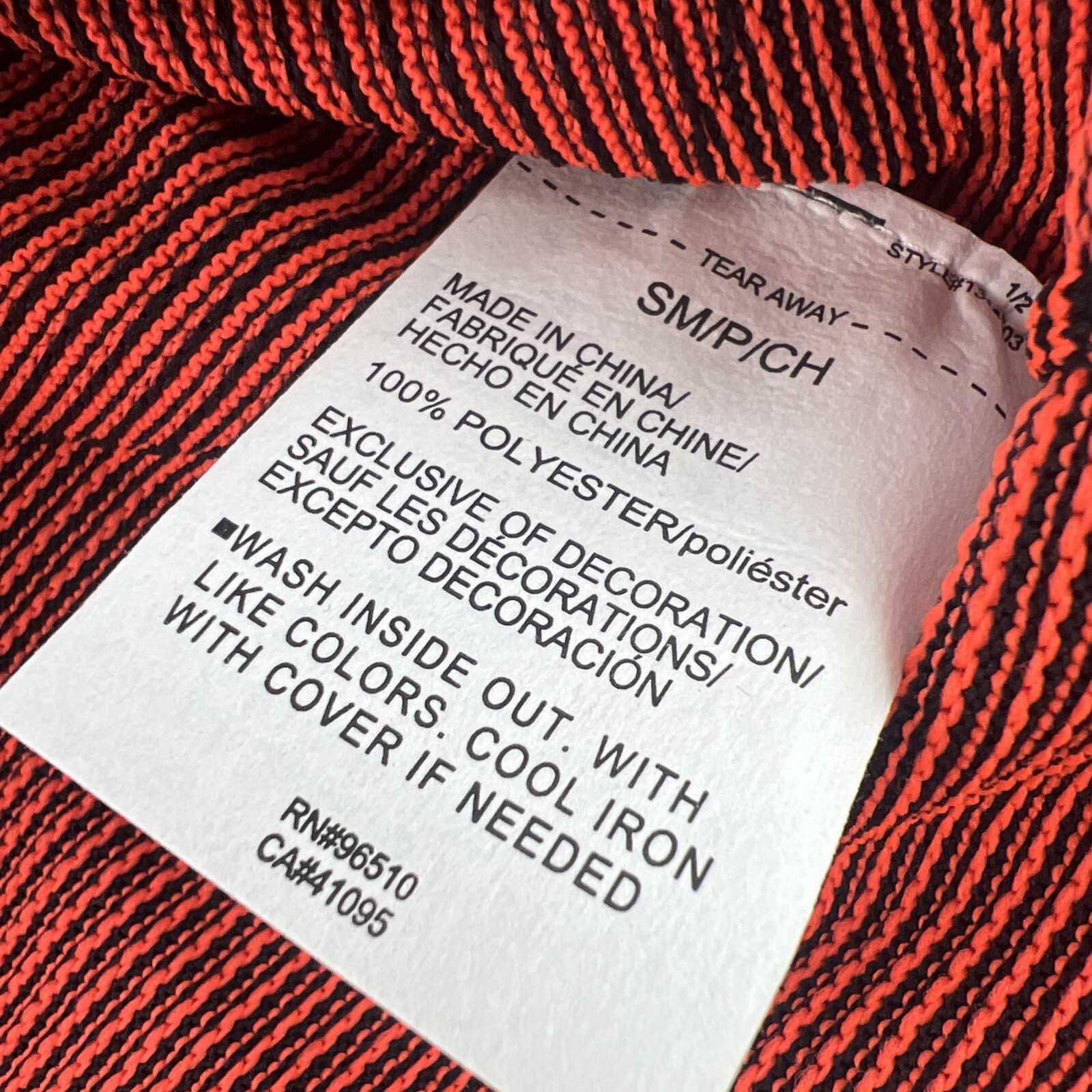 Small Under Amour 1366503 002 Men's IntelliKnit 1/4 Zip Shirt black orange $85 gallery