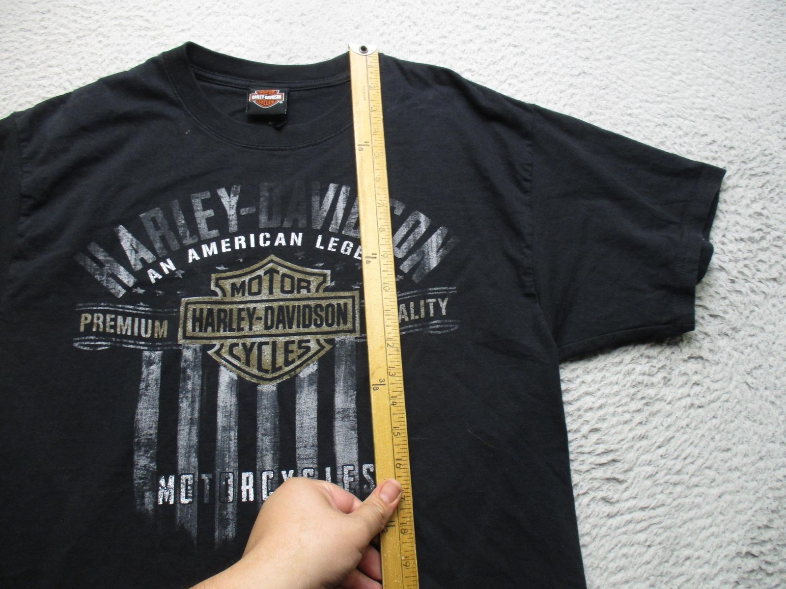 Harley Davidson Shirt Mens Large Black Riding High Dealer Tee Greensboro NC gallery