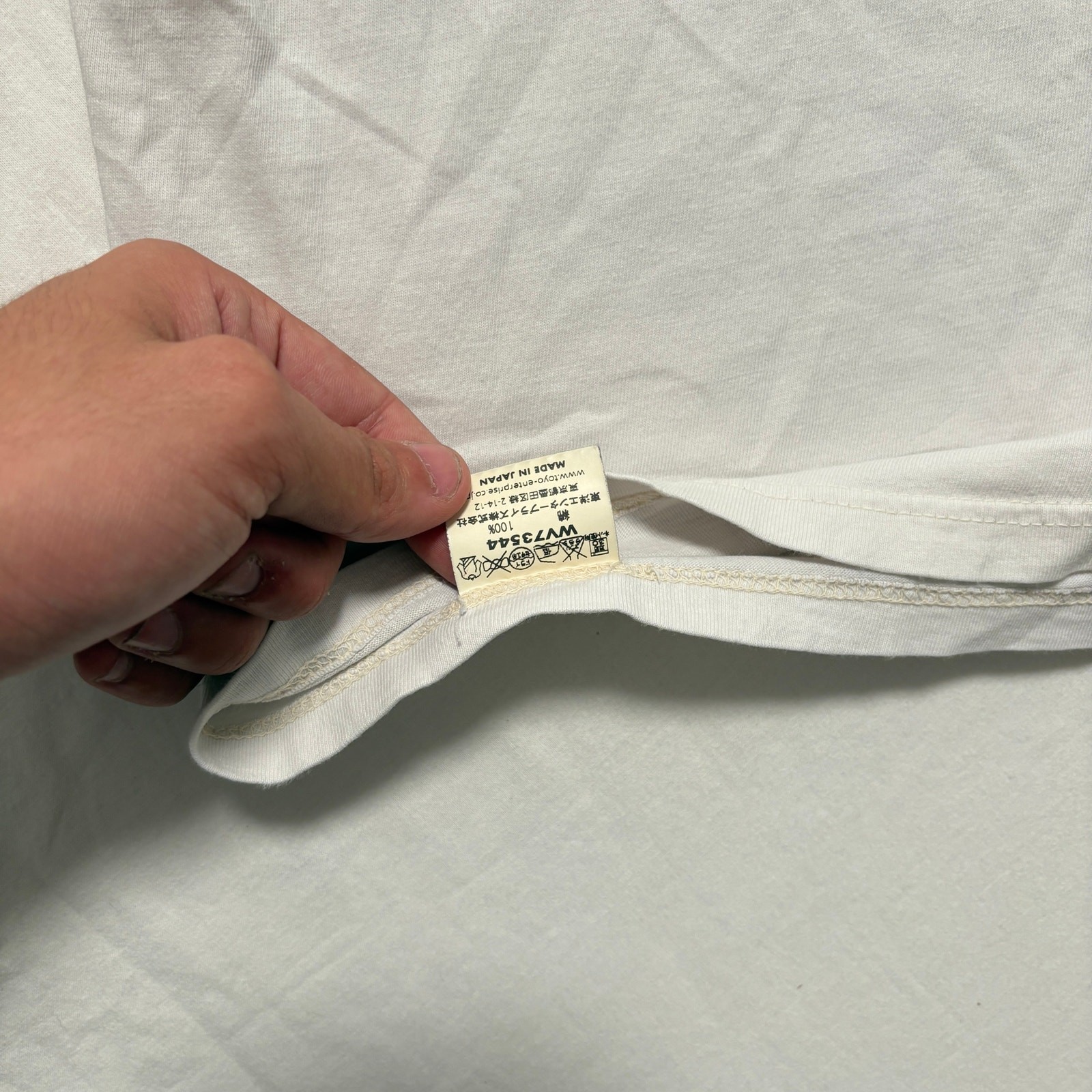Whitesville Single Stitch Blank Short Sleeve T-Shirt Men's L White gallery