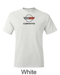 Vintage C4 Corvette Emblem Printed on Men’s Shirt. FREE SHIPPING !!!