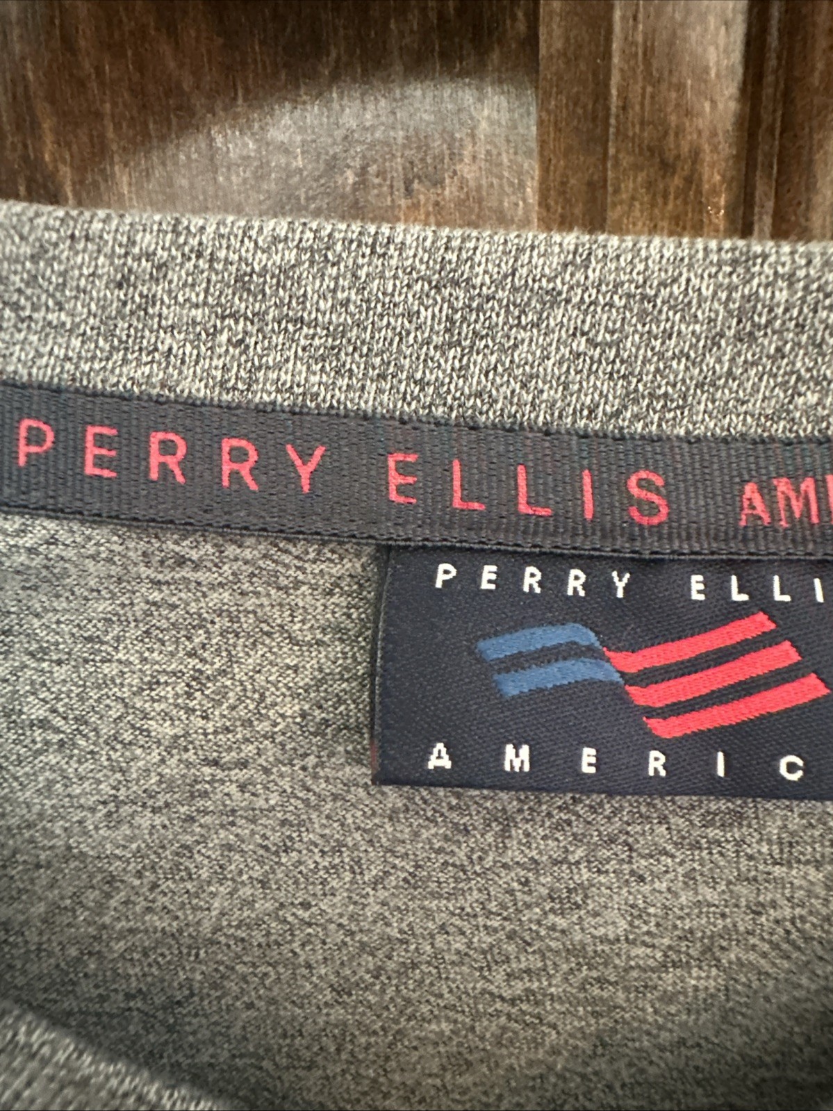 Perry Ellis Steel Heather Men's Size S Short Sleeve Grey NWT T Shirt gallery