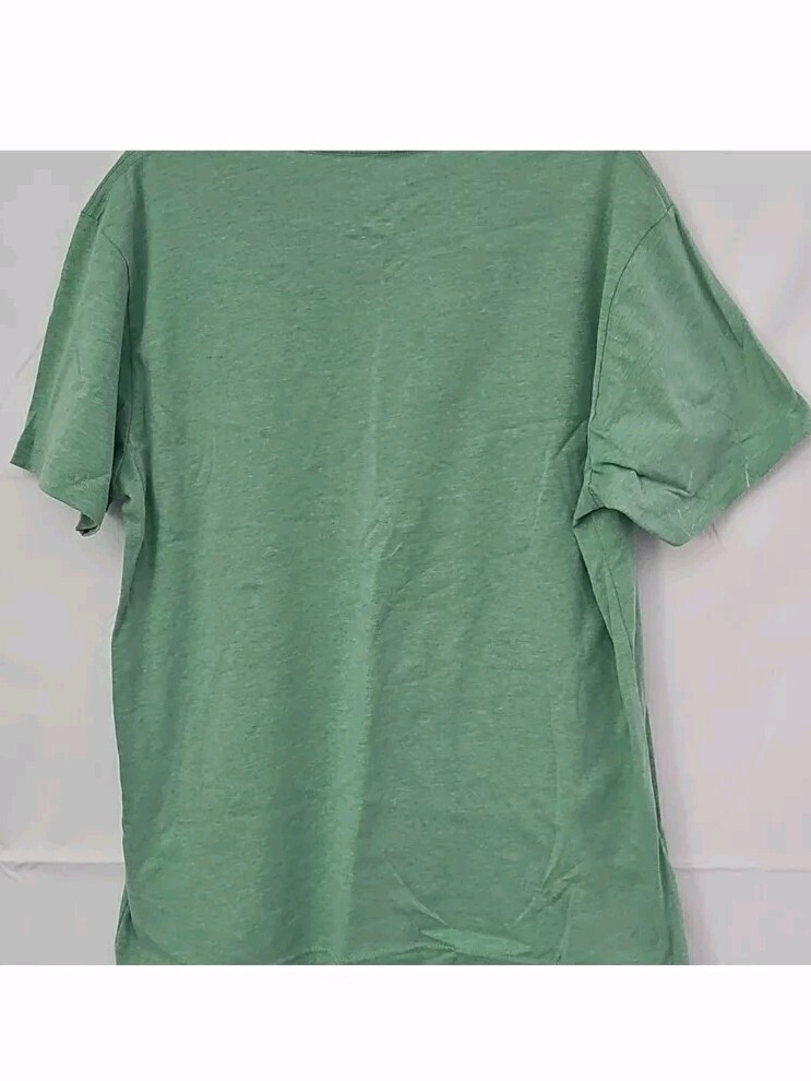 Smiley Face T Shirt Emoji Shamrock Eyes Green XL Unisex Tee NWOT gallery