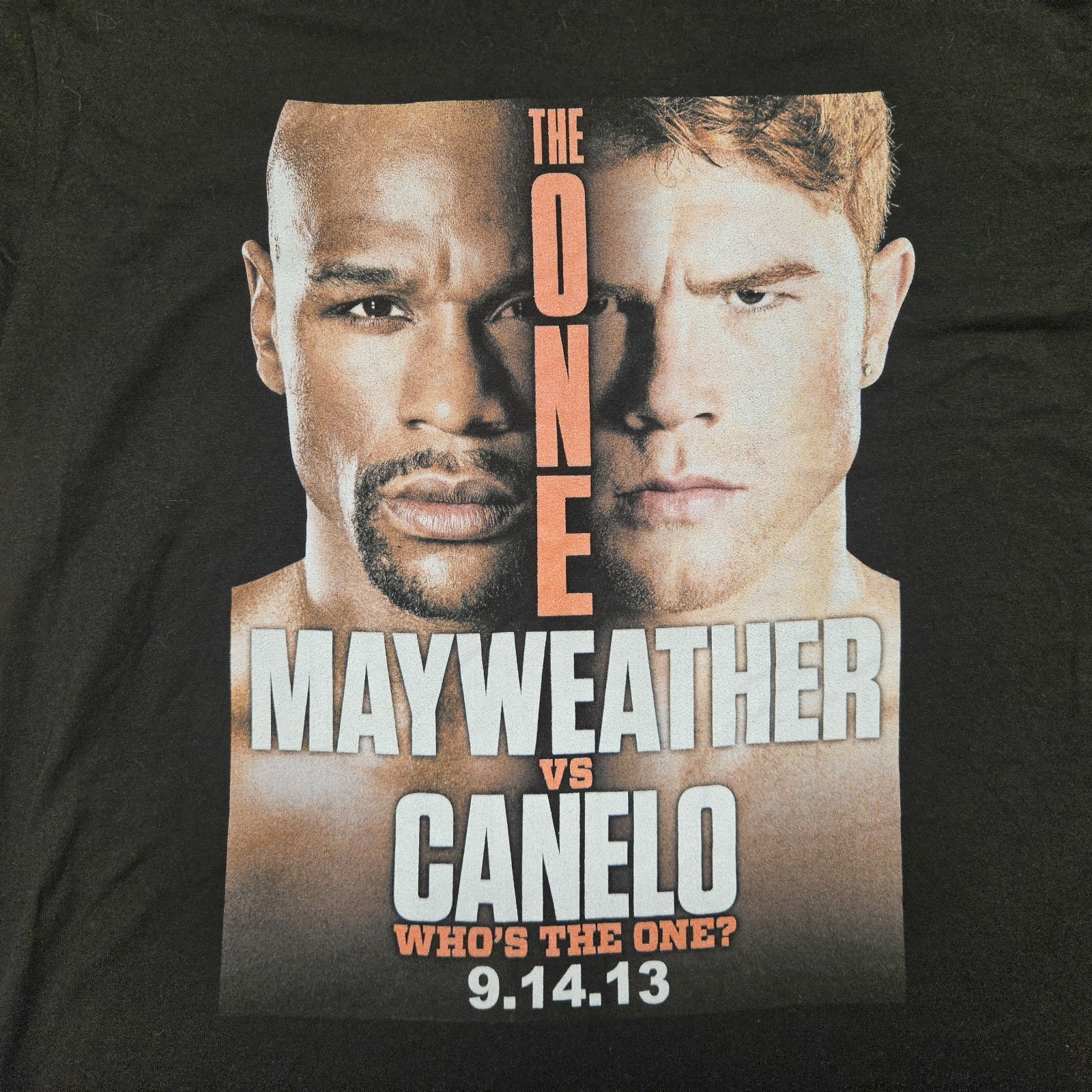 Floyd Mayweather Vs Canelo Alvarez Size M T-Shirt The One 9-14-13 Boxing Graphic gallery