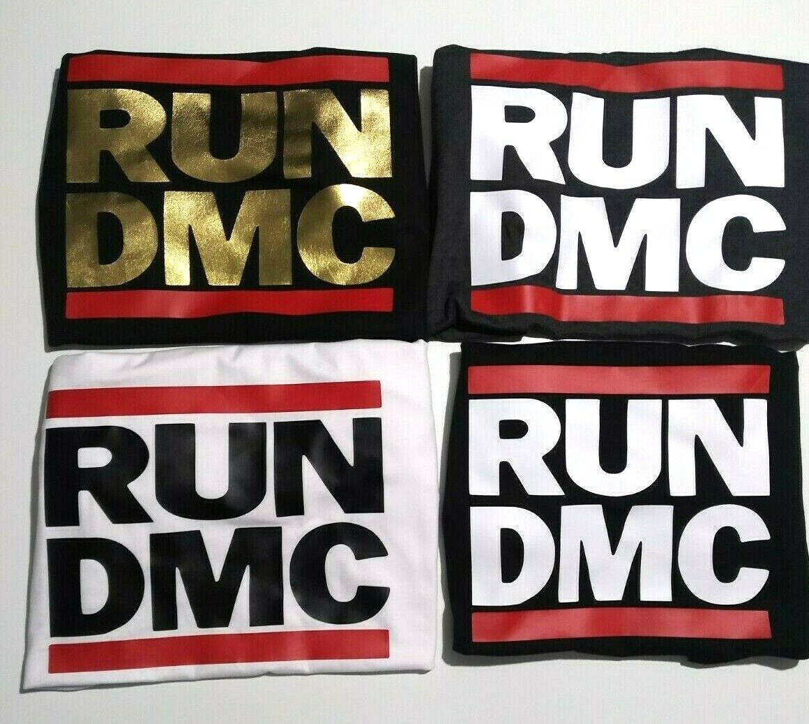 RUN DMC Hip Hop Rap Band Retro T-Shirt