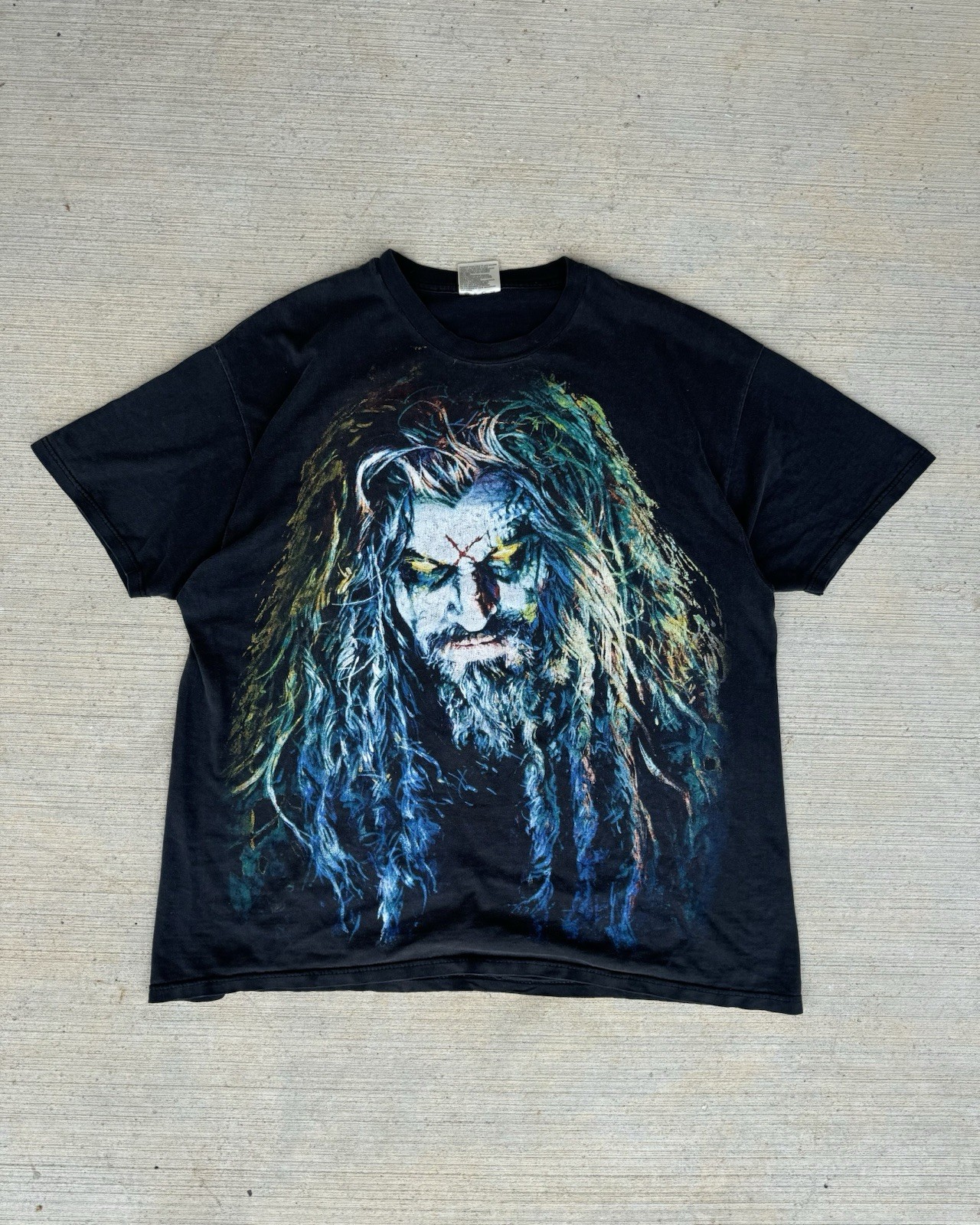 RARE Vintage Rob Zombie AOP Men's Shirt Size XL gallery