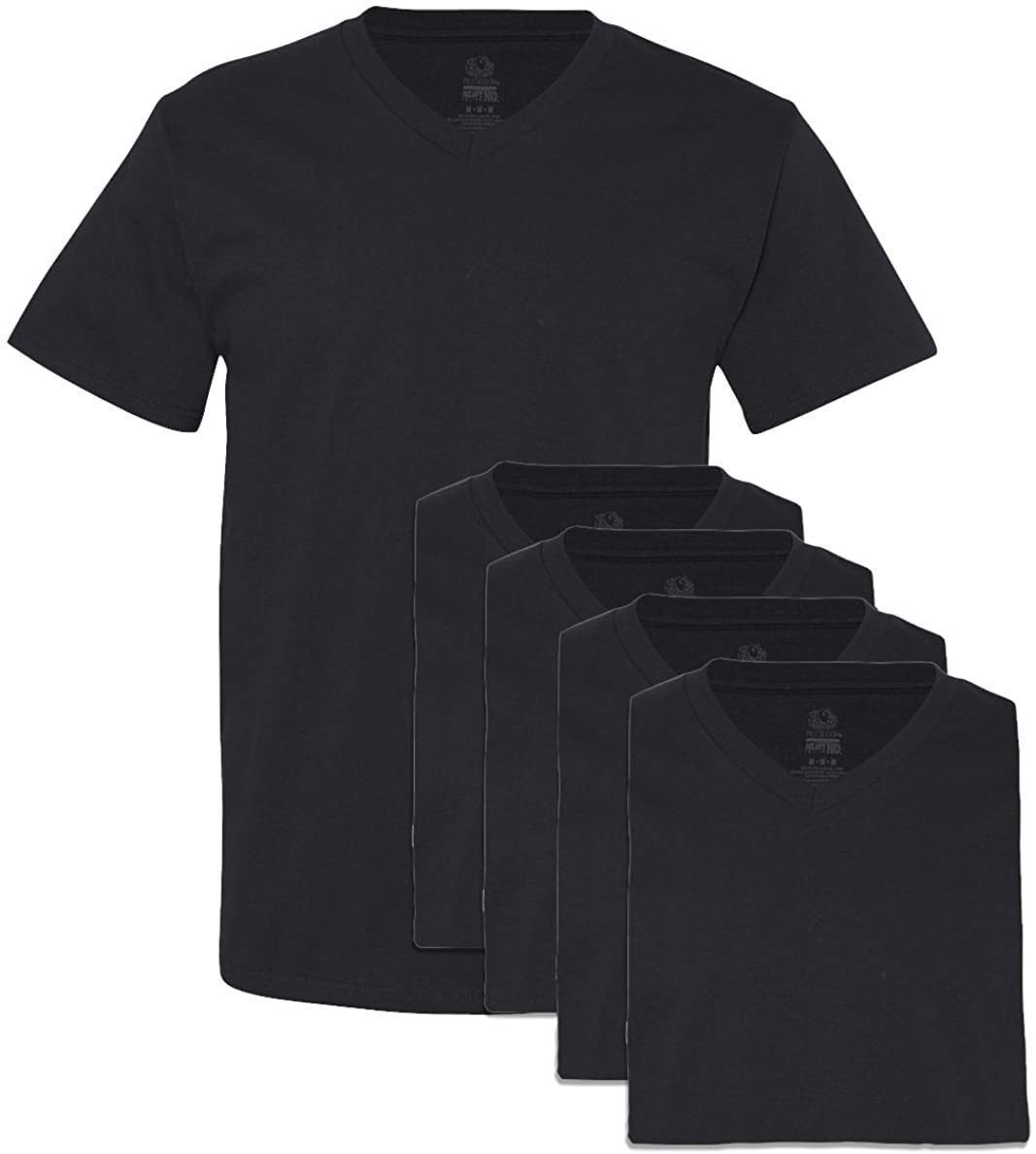 Fruit of the Loom Men's V-Neck Tee (Pack of 5) MANY COLORS AVAILABLE gallery