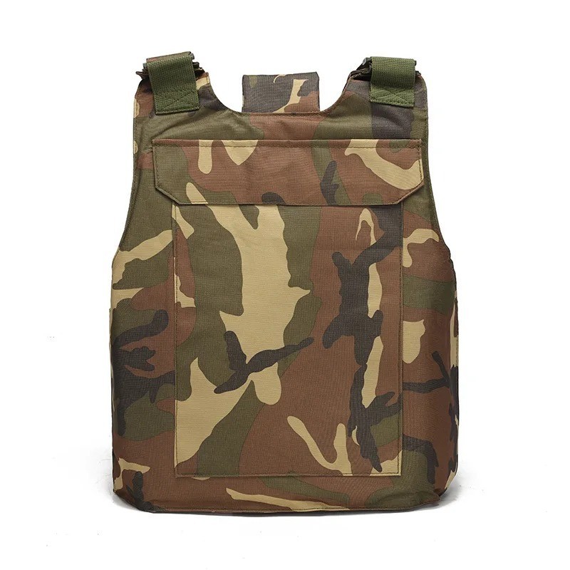 Body Bulletproof Vest Front Back Plates Armor Tactical Jacket Guard Security Kit gallery