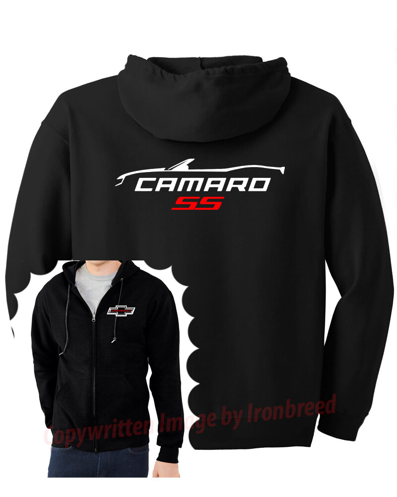 CAMARO SS CONVERTIBLE Zip Up Jacket Hoodie rs t shirt 2021 2022 2023 2024