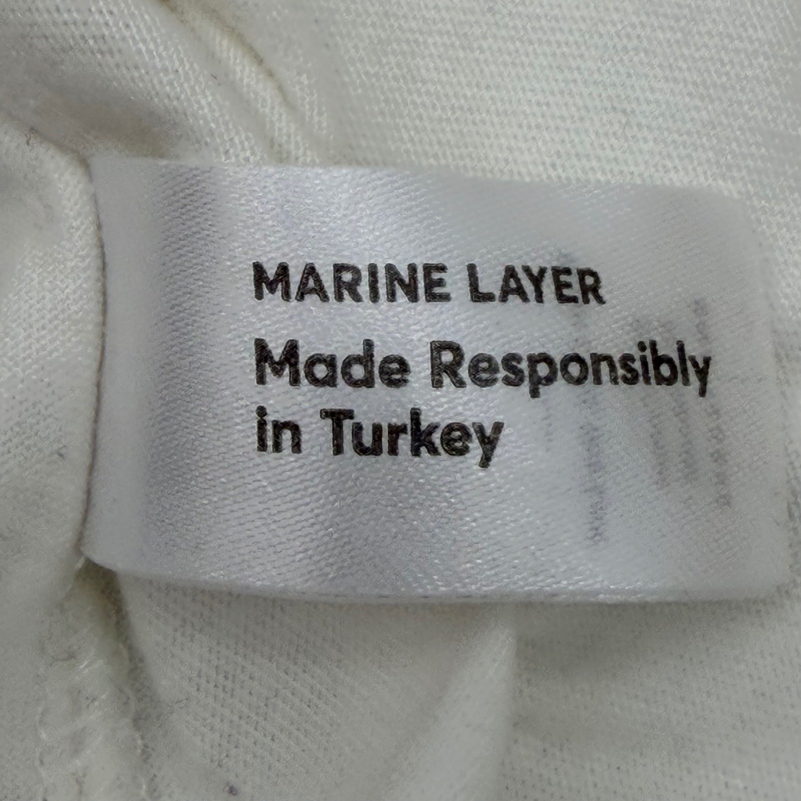 Marine Layer Mens Colorblock Jacob Long Sleeve Tee Mint Coral White L/XL 13398 gallery
